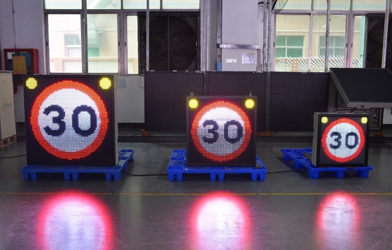 EN12966 van de het Tekenip65 Volledig Kleur van de verkeerssnelheid Veranderlijk het Berichtteken