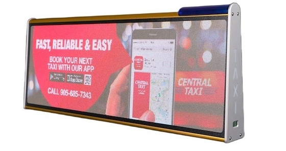 Het Dak van de P2.5mm3840hz Auto de Hoge Helderheid 4500nits van het Reclameteken