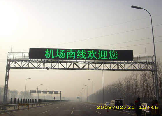 De asynchrone de Tekensen12966 van de LEIDENE van Autosnelwegvms Raad Verkeerswaarschuwing