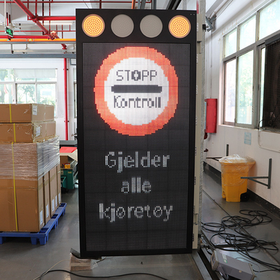 Openluchtonderdompelingsp16 LEIDENE Verkeersteken 1024mm*1024mm Veiligheidssignage