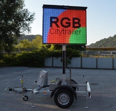 De Hoogte van de Aanhangwagentekens van SMD VMS verfrist Commerciële Reclame LEIDENE Vertoning