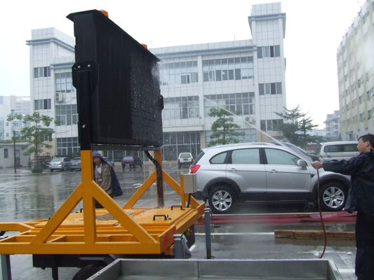 IP56 tonen de aanhangwagen opgezette geleide tekens voor de Reclame van Gebeurtenissensporten