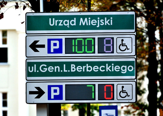 Vierkante 510 van de Parkeerplaats Beschikbare CountingLED van ONDERDOMPELINGSvms de Vertoningsraad