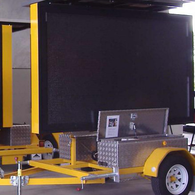 Draagbare van de Aanhangwagentekens van P10 RGB SMD VMS Mobiele Geleide het Schermaanhangwagen