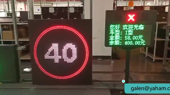 IP65 van het LEIDENE de Veranderlijke Draagbare Vaste Efficiënte Energie Maximum snelheidteken
