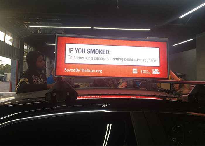 De Autodak van de V.S. UBER P2.5mm de Hoogste Digitale Videoadvertenties van het Reclame Openluchtdak voor Auto's