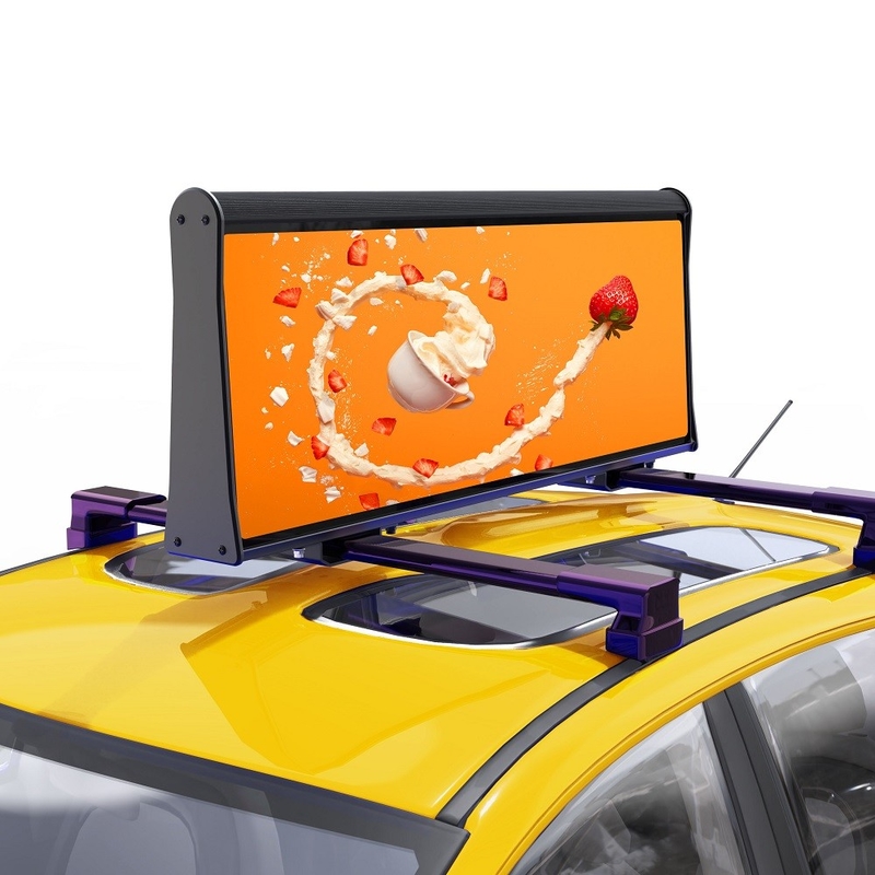 RGB van de de Kleurentaxi van 3in1 Tri het Dak LEIDENE Vertonings Volledige Kleur Mobiele Reclame